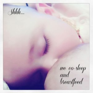 we co-sleep and breastfeed - Co-sleeping