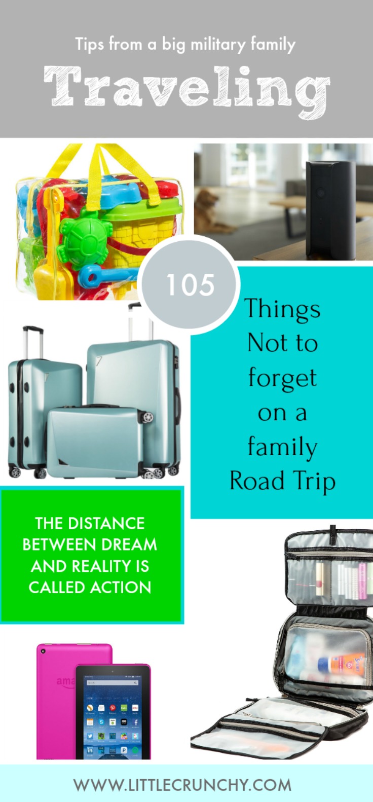 planning large family travel vacation packing list not to forget
