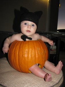 Baby in Pumpkin