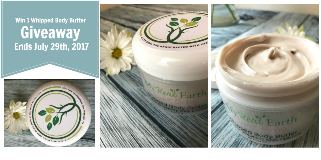 My Real Earth Giveaway Whipped Body Butter Review